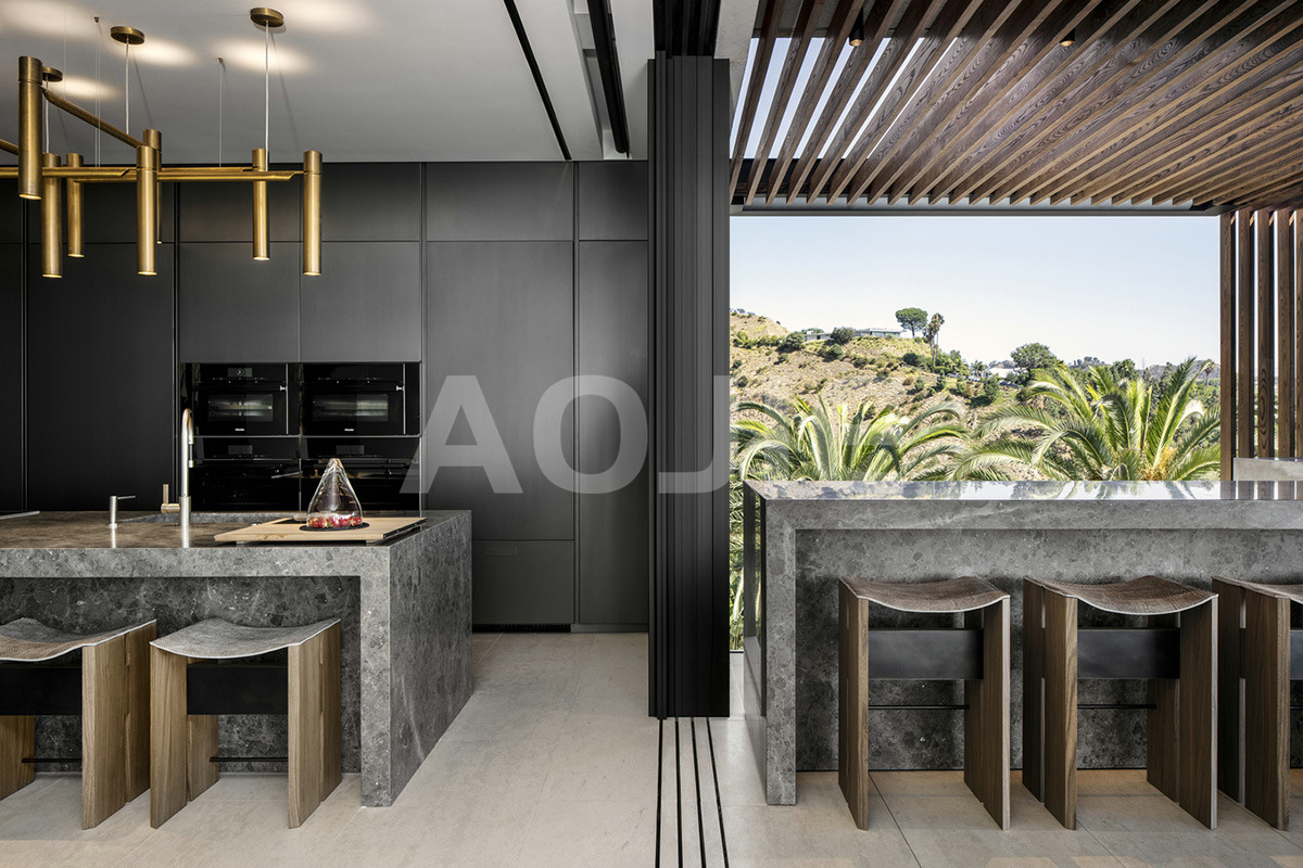 云多拉灰（欧木灰）厨房